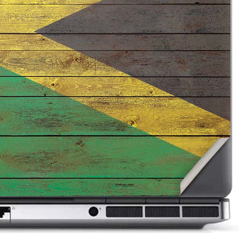 Jamaican Flag Dark Wood Dell Precision Skin